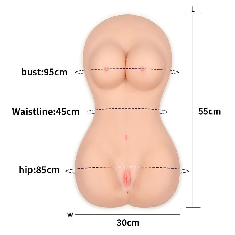 Feel Me Bare Mega Masturbator - Flesh Lifesize Mega Masturbator - MASTURBATORS - Mr and Mrs D's