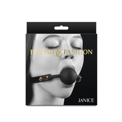 Fetish & Fashion - Janice - Black - Black Mouth Restraint - Mr and Mrs D's