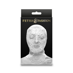 Fetish & Fashion - Lace Hood - White - Mr and Mrs D's