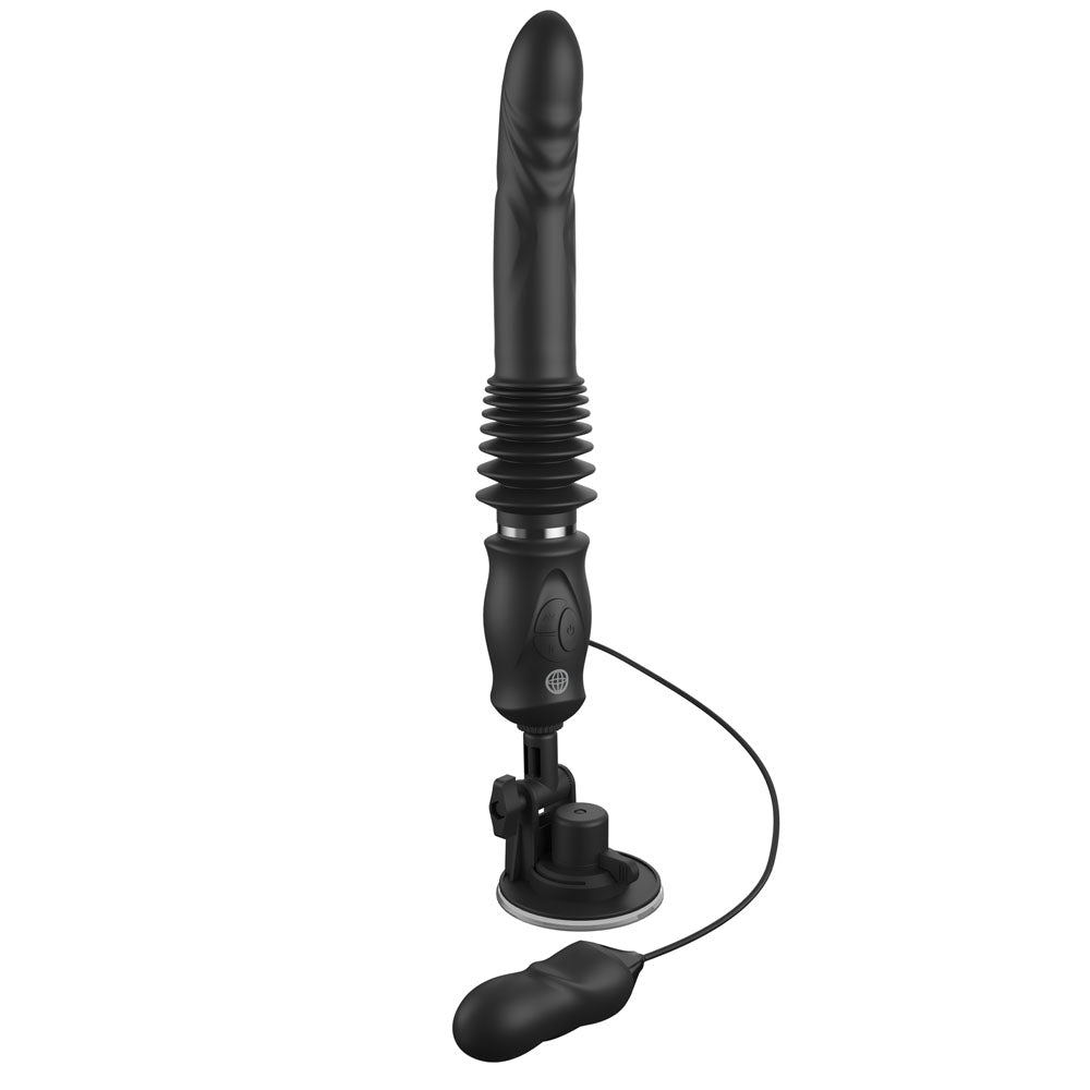 FFS Ultimate Silicone Thruster - Black Thrusting Vibrator - VIBRATORS - Mr and Mrs D's