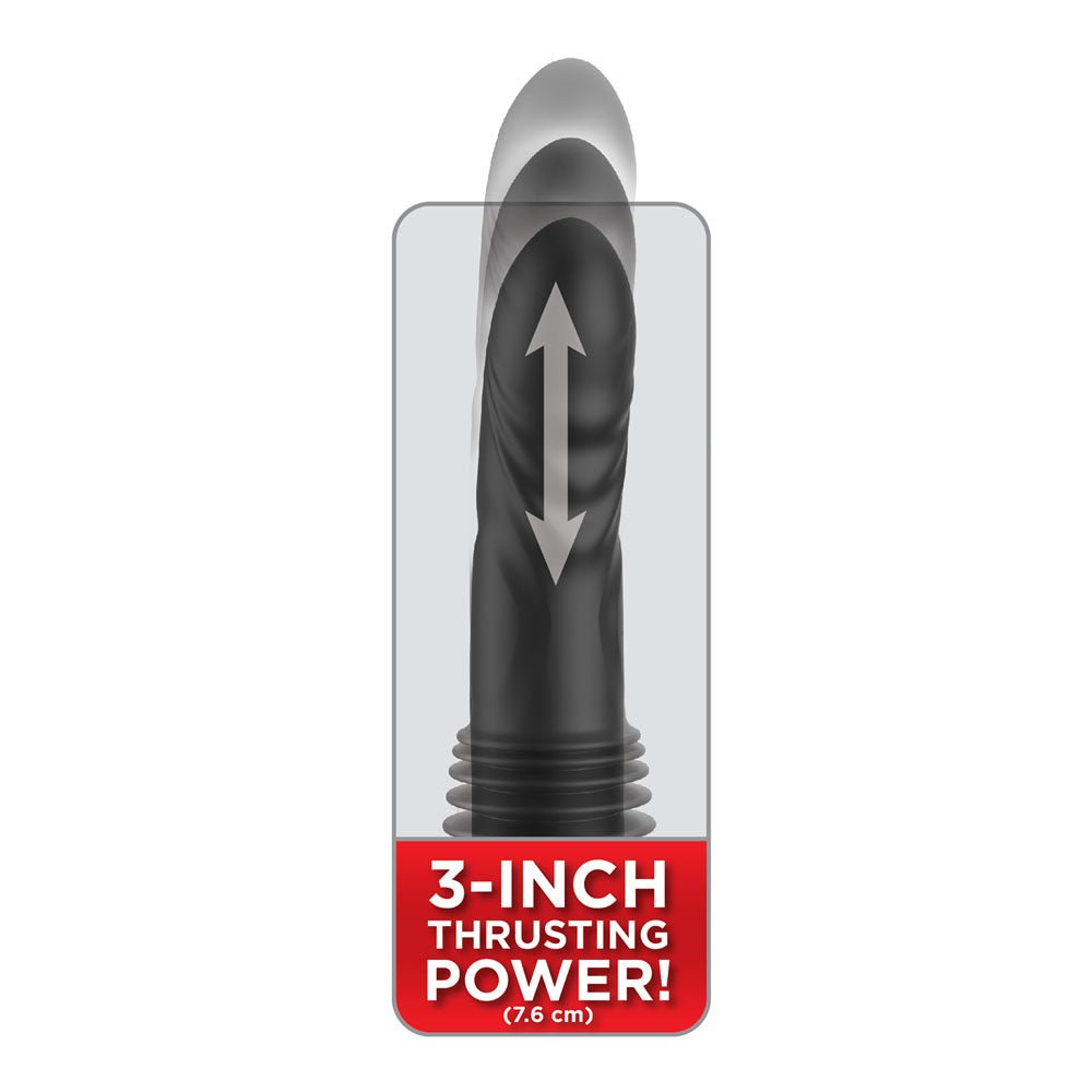 FFS Ultimate Silicone Thruster - Black Thrusting Vibrator - VIBRATORS - Mr and Mrs D's