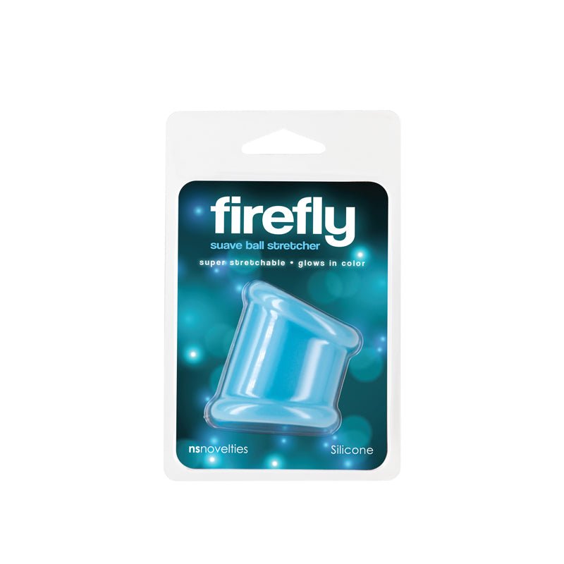 Firefly - Suave Ball Stretcher - Blue - Glow in Dark Blue Ball Stretcher - COCK RINGS - Mr and Mrs D's