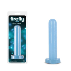Firefly - Thrill - Blue - Small - Glow in Dark Blue 15.5 cm Small Dildo - Mr and Mrs D's