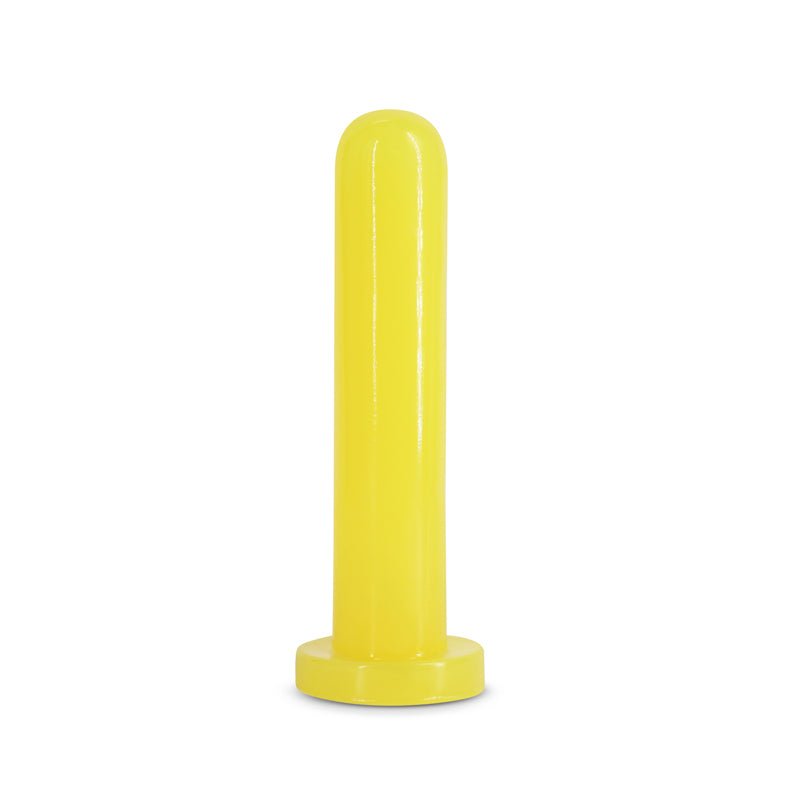 Firefly - Thrill - Yellow - Large - Glow in Dark Yellow 19.3 cm Large Dildo - DONGS - Mr and Mrs D's