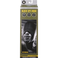 Fort Troff Black Ops Hood Regular - Black Hood - BONDAGE - TOYS - Mr and Mrs D's