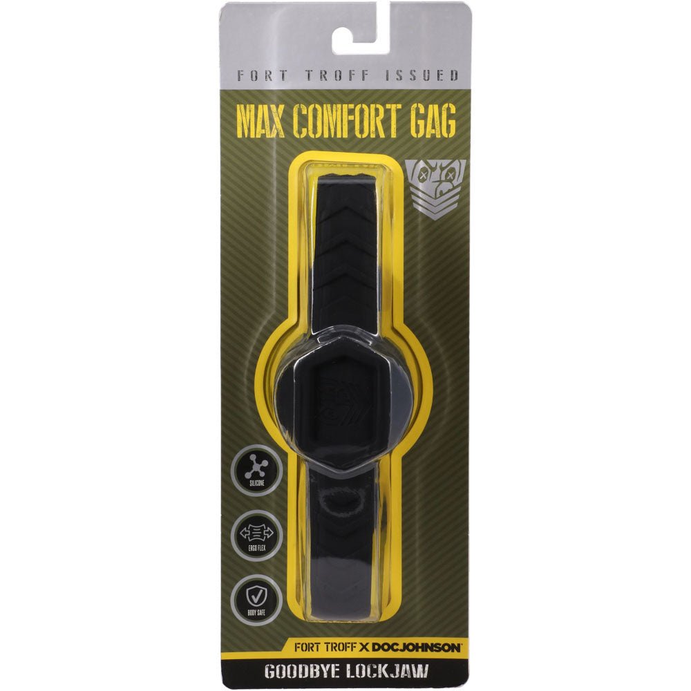Fort Troff - Max Comfort Gag - Black Mouth Restraint - BONDAGE - TOYS - Mr and Mrs D's