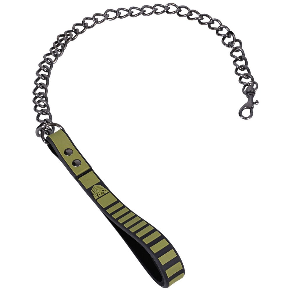 Fort Troff - Tactical Collar & Leash - Black/Green Restraint - BONDAGE - TOYS - Mr and Mrs D's