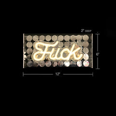 Fuck Neon Light Sign - Novelty Neon Light - NOVELTIES - Mr and Mrs D's