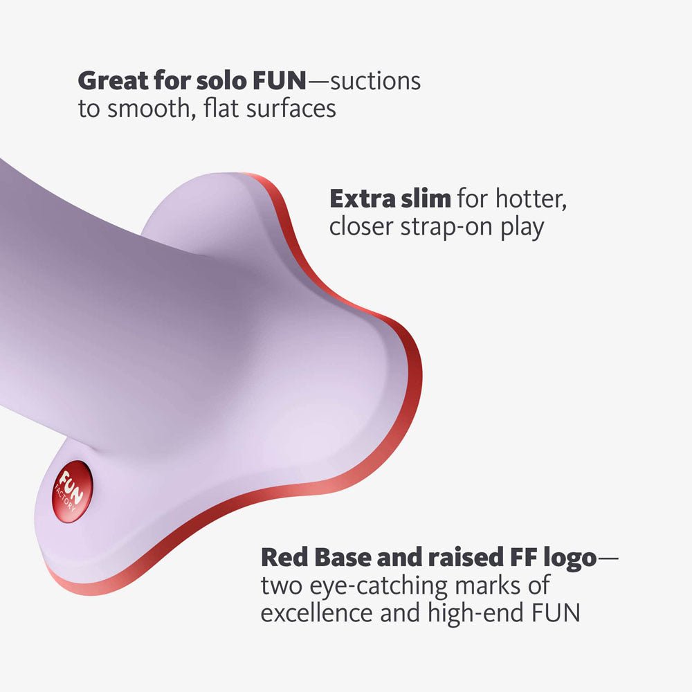 Fun Factory AMOR - Lavender 14.6 cm Dildo - Mr and Mrs D's