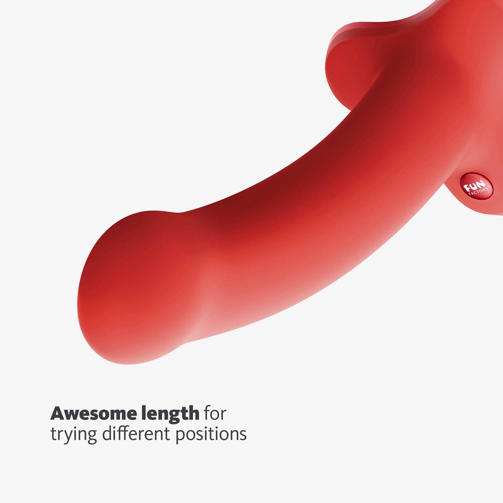 Fun Factory MAGNUM flashy Coral Orange 18.3 cm Dildo - Mr and Mrs D's