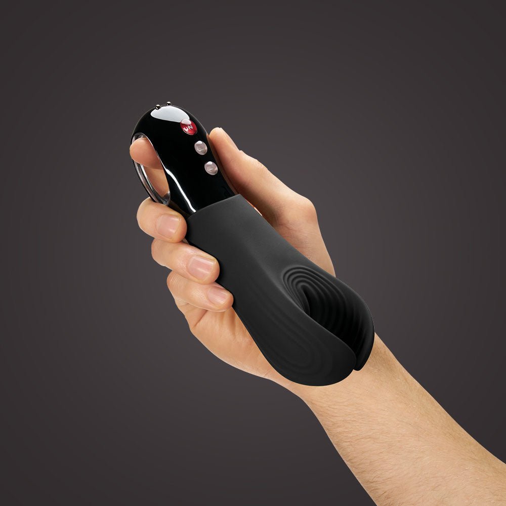 Fun Factory MANTA black - Black 18 cm USB Rechargeable Mens & Couples Vibrator - VIBRATORS - PREMIUM - Mr and Mrs D's