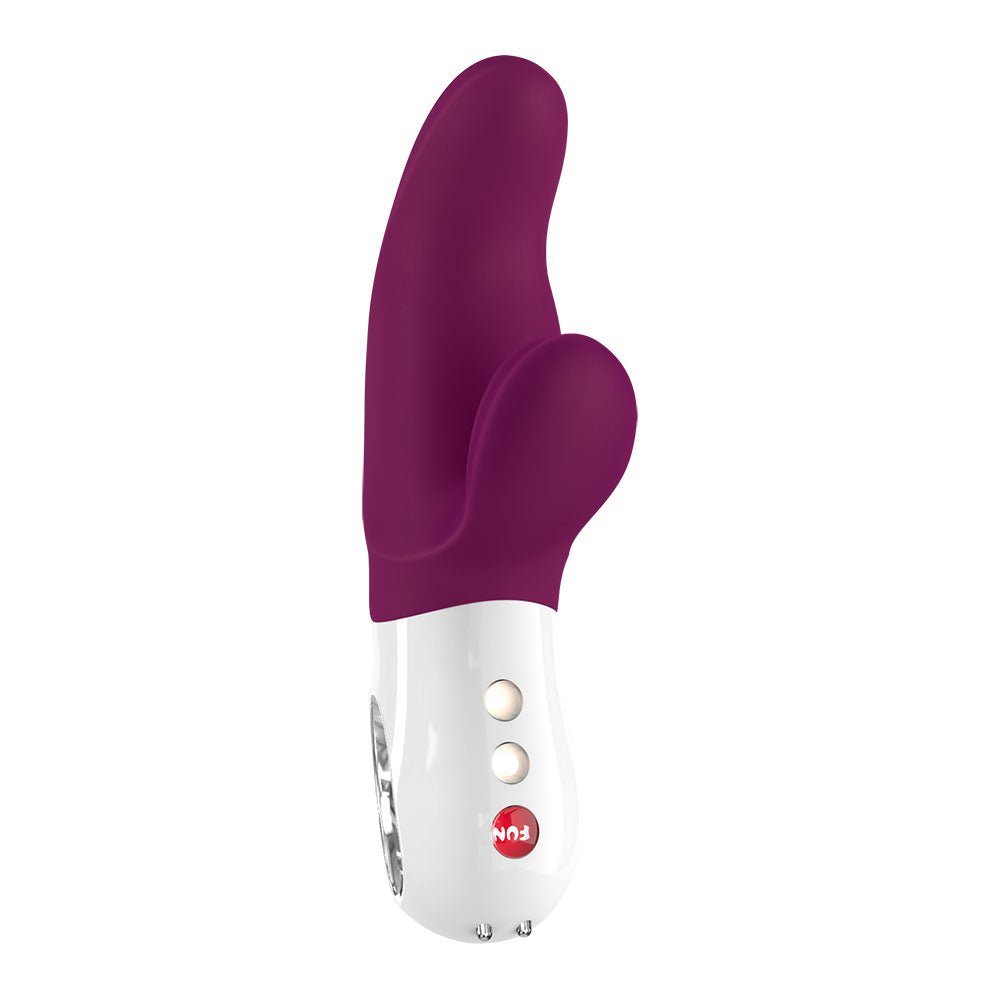 Fun Factory MISS BI grape - Grape 17 cm USB Rechargeable Rabbit Vibrator - Mr and Mrs D's