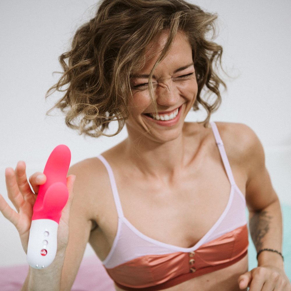 Fun Factory MISS BI pink - Pink 17 cm USB Rechargeable Rabbit Vibrator - VIBRATORS - PREMIUM - Mr and Mrs D's