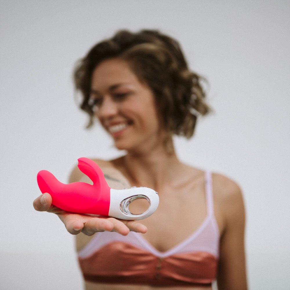 Fun Factory MISS BI pink - Pink 17 cm USB Rechargeable Rabbit Vibrator - VIBRATORS - PREMIUM - Mr and Mrs D's