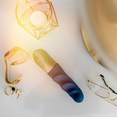 Fun Factory STRONIC PETITE deep sea blue - Deep Sea Blue 17 cm USB Rechargeable Thrusting Vibrator - Mr and Mrs D's