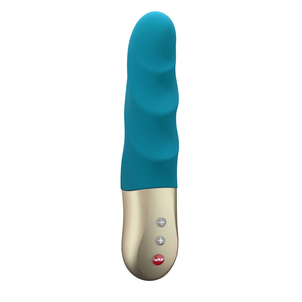 Fun Factory STRONIC PETITE deep sea blue - Deep Sea Blue 17 cm USB Rechargeable Thrusting Vibrator - Mr and Mrs D's