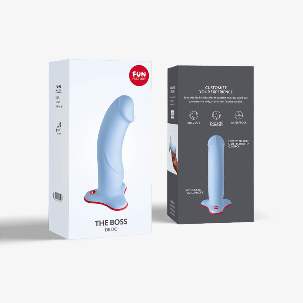 Fun Factory THE BOSS STUB - Dove Blue 17.9 cm Dildo - DONGS - PREMIUM - Mr and Mrs D's