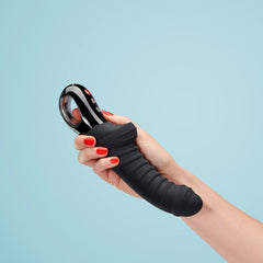 Fun Factory TIGER black - Black 22.3 USB Rechargeable Vibrator - Mr and Mrs D's