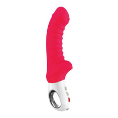 Fun Factory TIGER india red - Red 22.3 USB Rechargeable Vibrator - Mr and Mrs D's