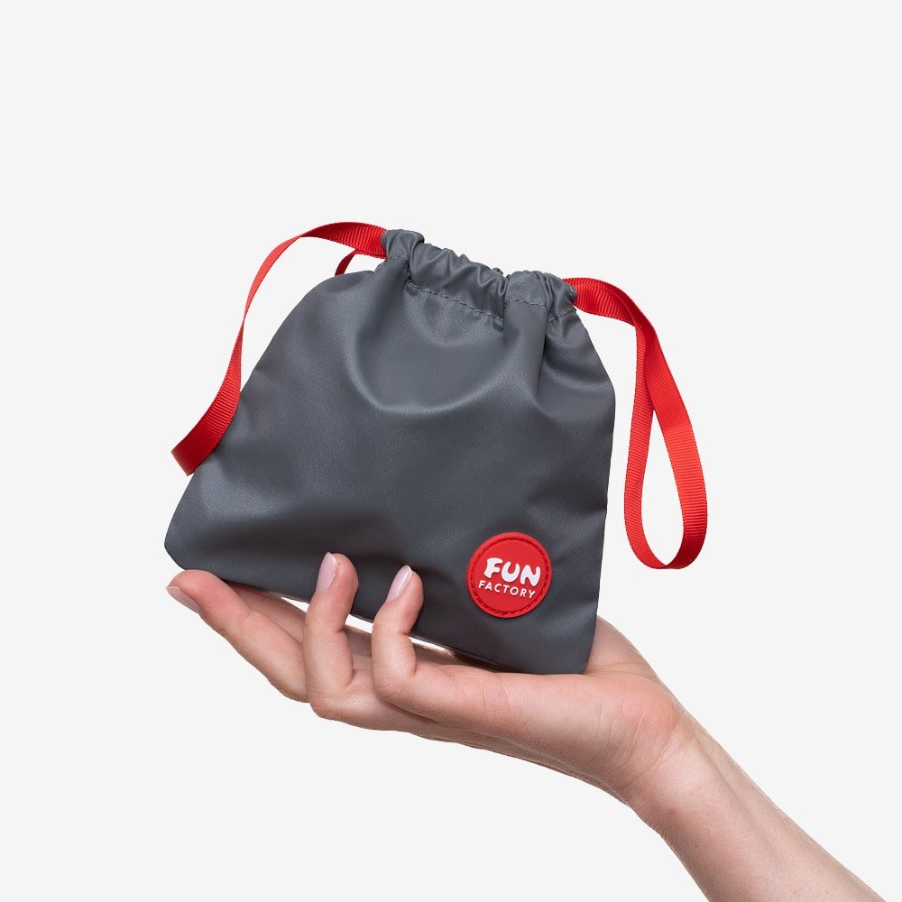 Fun Factory TOYBAG S grey - Grey Discreet Storage Bag - Small - Mr and Mrs D's