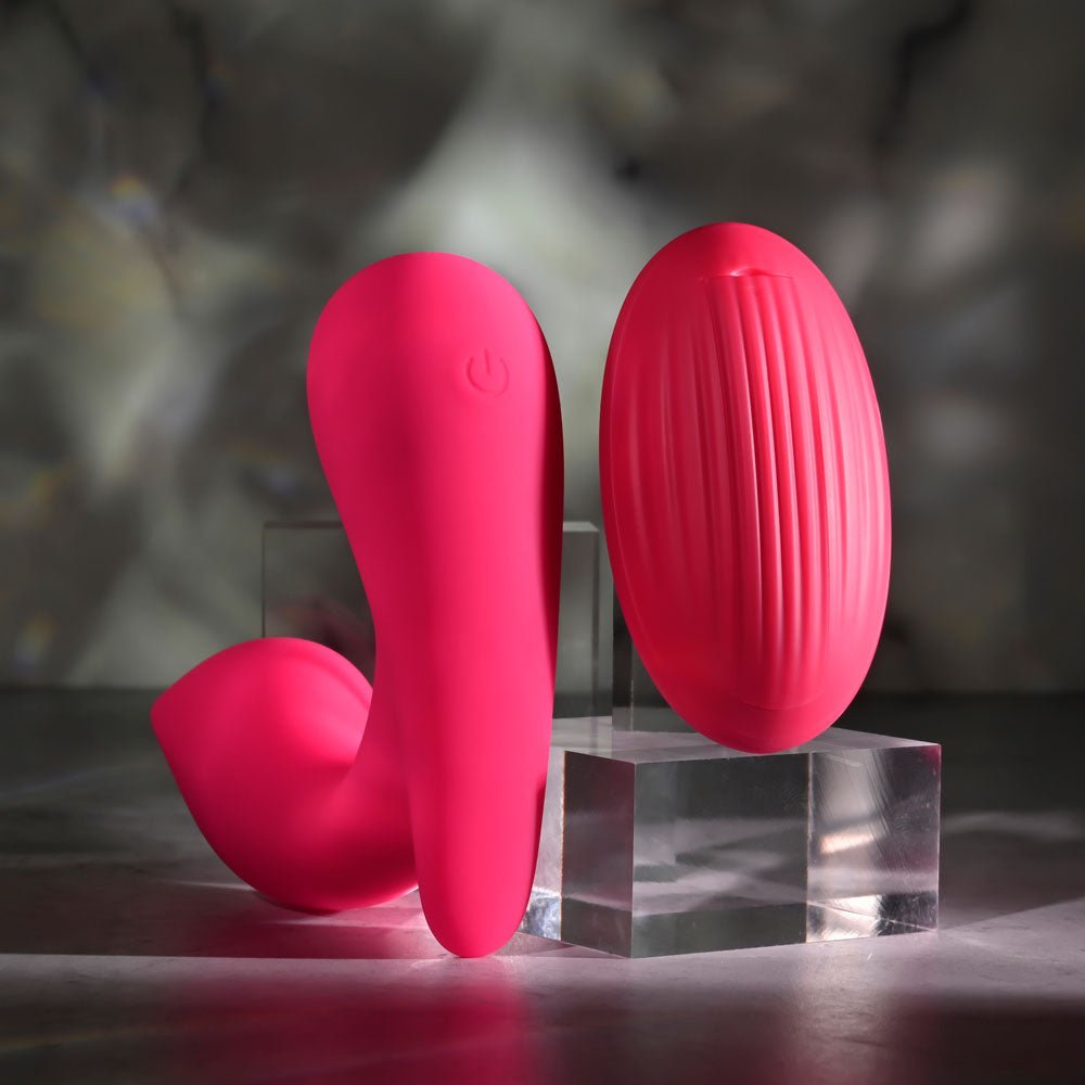 Gender X ALL ABOUT THE BASS - Pink USB Rechargeable Wearable Vibrator with Wireless Remote - VIBRATORS - Mr and Mrs D's
