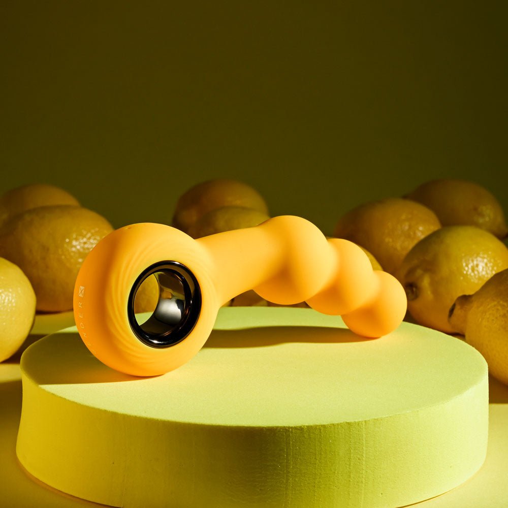 Gender X BUMBLE - Yellow 14.9 cm USB Rechargeable Butt Plug - ANAL TOYS - Mr and Mrs D's