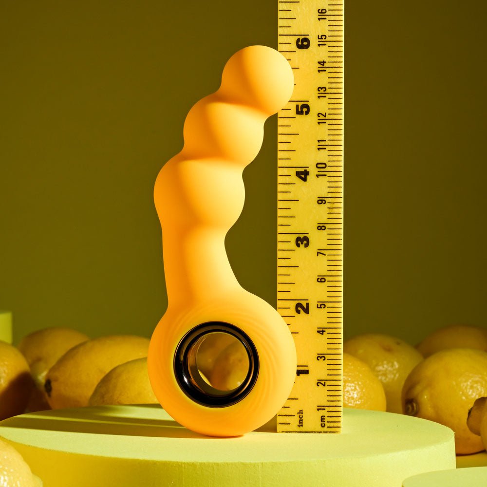 Gender X BUMBLE - Yellow 14.9 cm USB Rechargeable Butt Plug - ANAL TOYS - Mr and Mrs D's