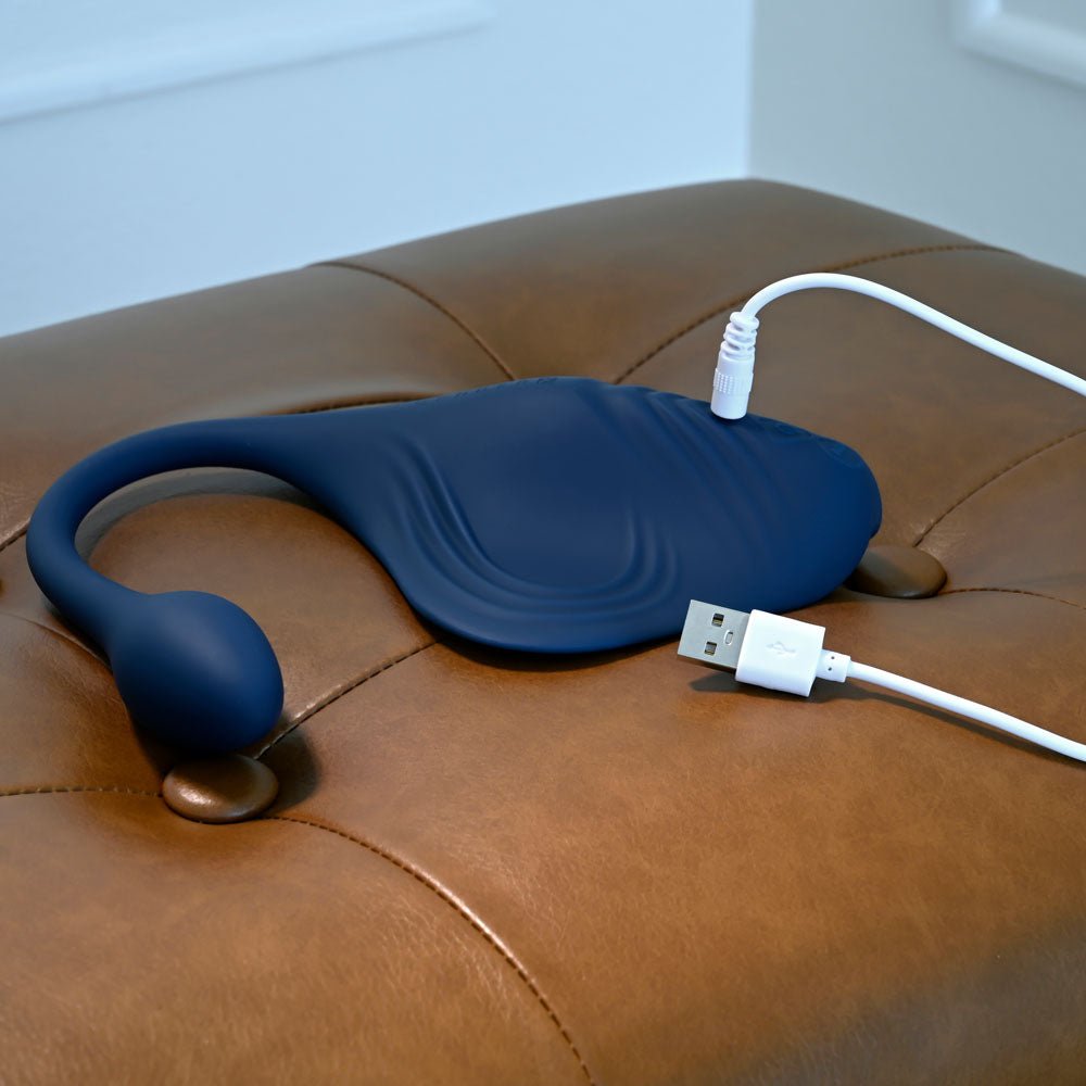 Gender X DAILY GRIND - Blue USB Rechargeable Grinding Pad with Anal Plug - Mr and Mrs D's