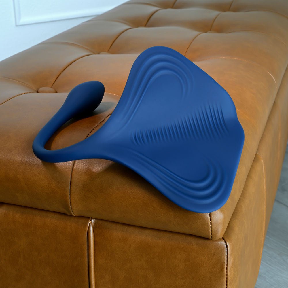 Gender X DAILY GRIND - Blue USB Rechargeable Grinding Pad with Anal Plug - Mr and Mrs D's