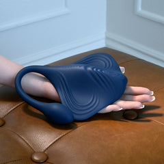 Gender X DAILY GRIND - Blue USB Rechargeable Grinding Pad with Anal Plug - Mr and Mrs D's