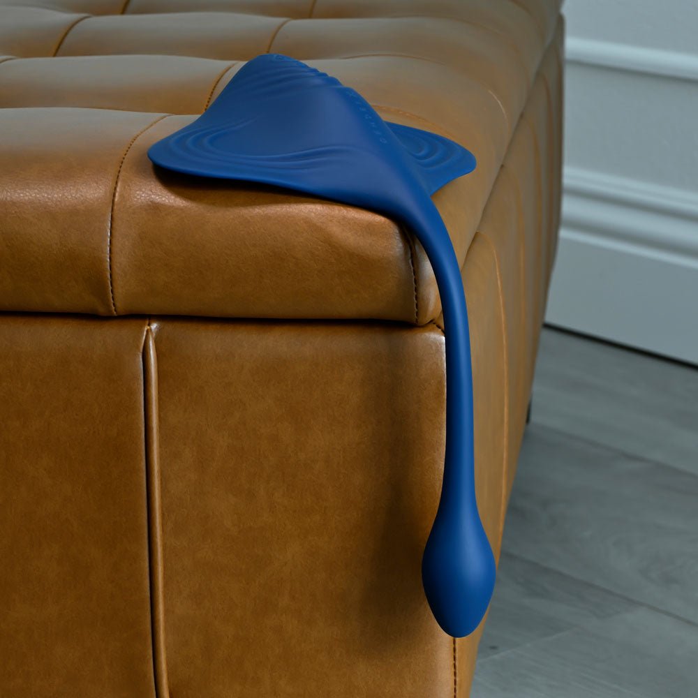 Gender X DAILY GRIND - Blue USB Rechargeable Grinding Pad with Anal Plug - Mr and Mrs D's