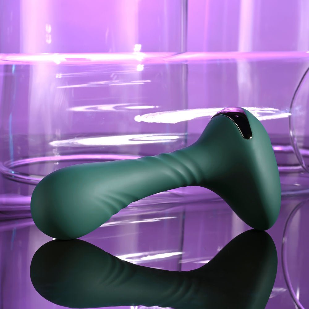 Gender X GOES ANYWHERE - Green 12.4 cm USB Rechargeable Vibrator - VIBRATORS - Mr and Mrs D's
