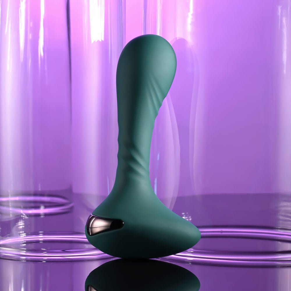 Gender X GOES ANYWHERE - Green 12.4 cm USB Rechargeable Vibrator - VIBRATORS - Mr and Mrs D's