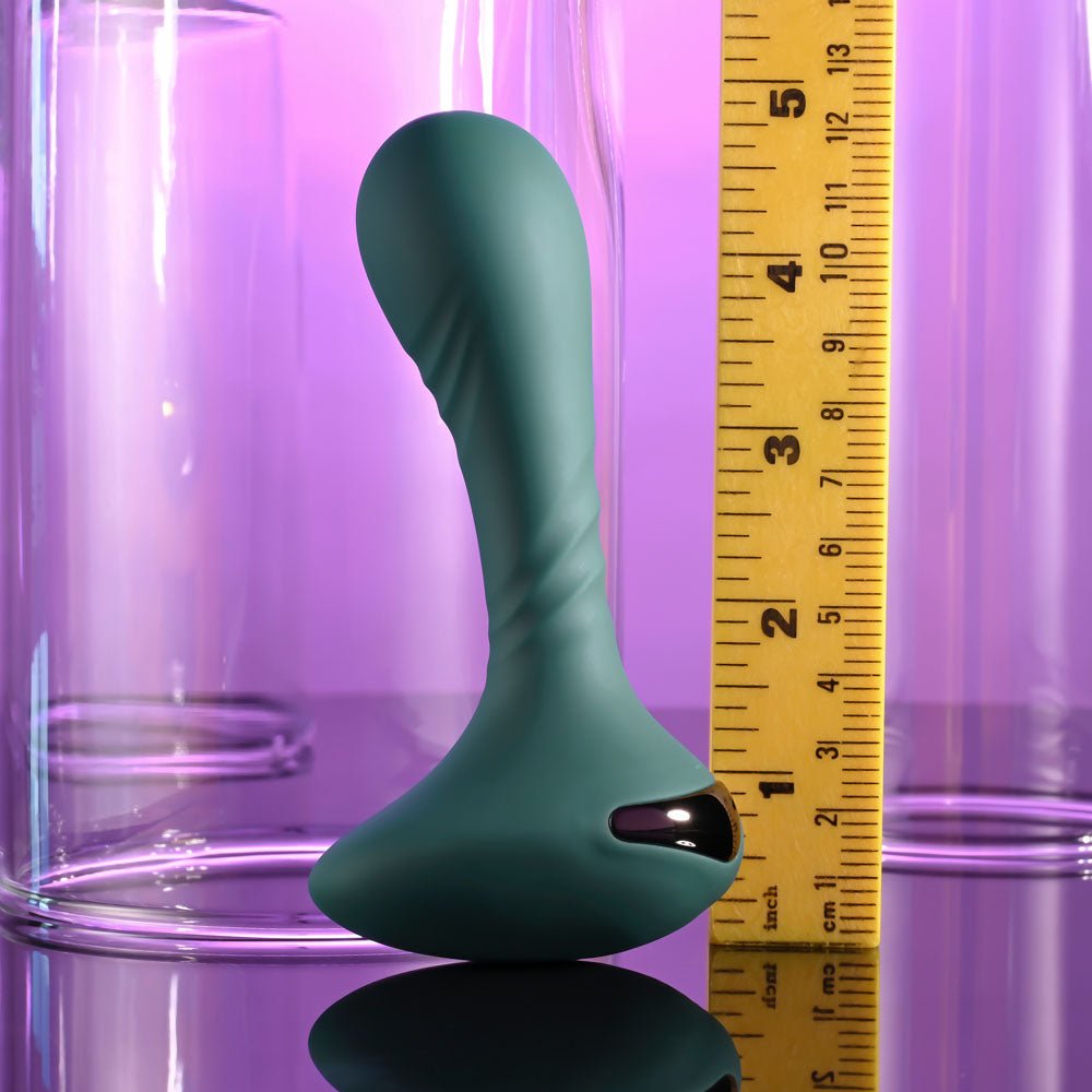 Gender X GOES ANYWHERE - Green 12.4 cm USB Rechargeable Vibrator - VIBRATORS - Mr and Mrs D's