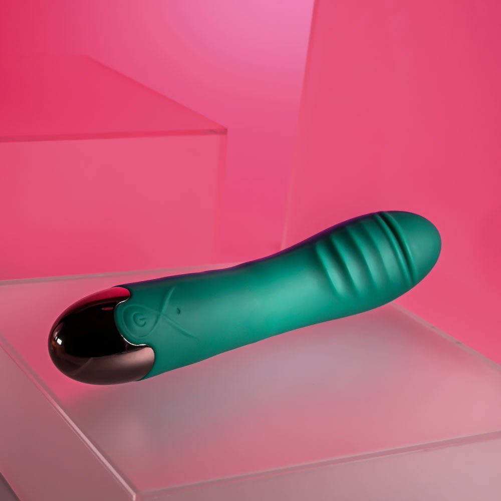 Gender X PIROUETTE - Green 20.6 cm USB Rechargeable Vibrator - VIBRATORS - Mr and Mrs D's