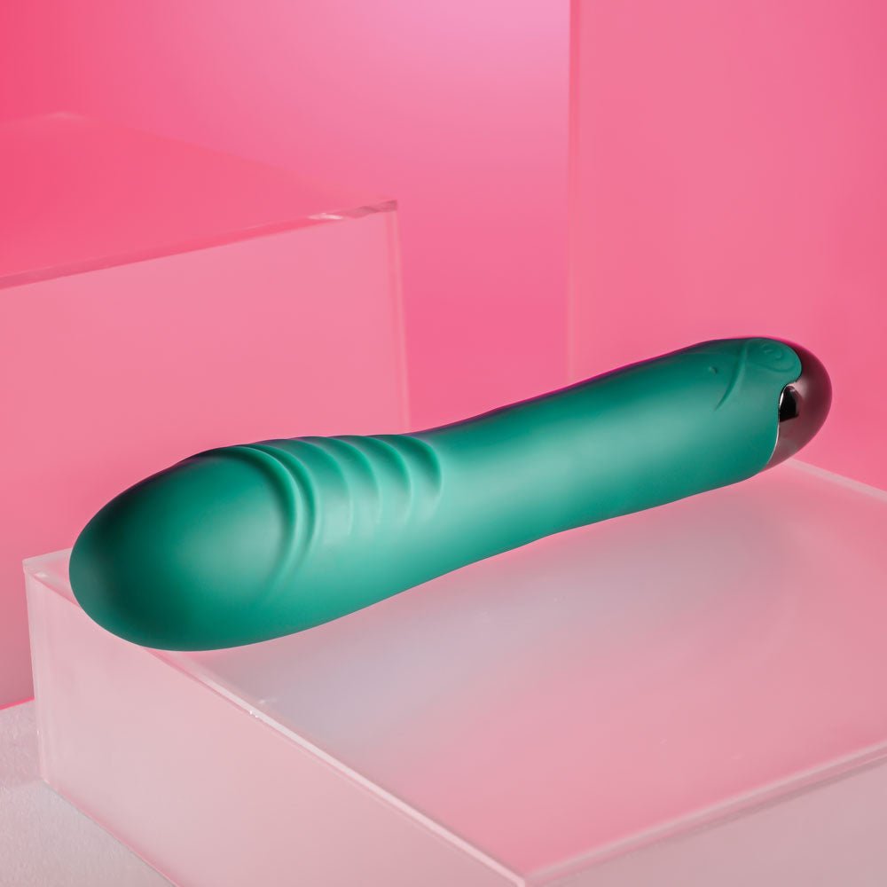 Gender X PIROUETTE - Green 20.6 cm USB Rechargeable Vibrator - VIBRATORS - Mr and Mrs D's