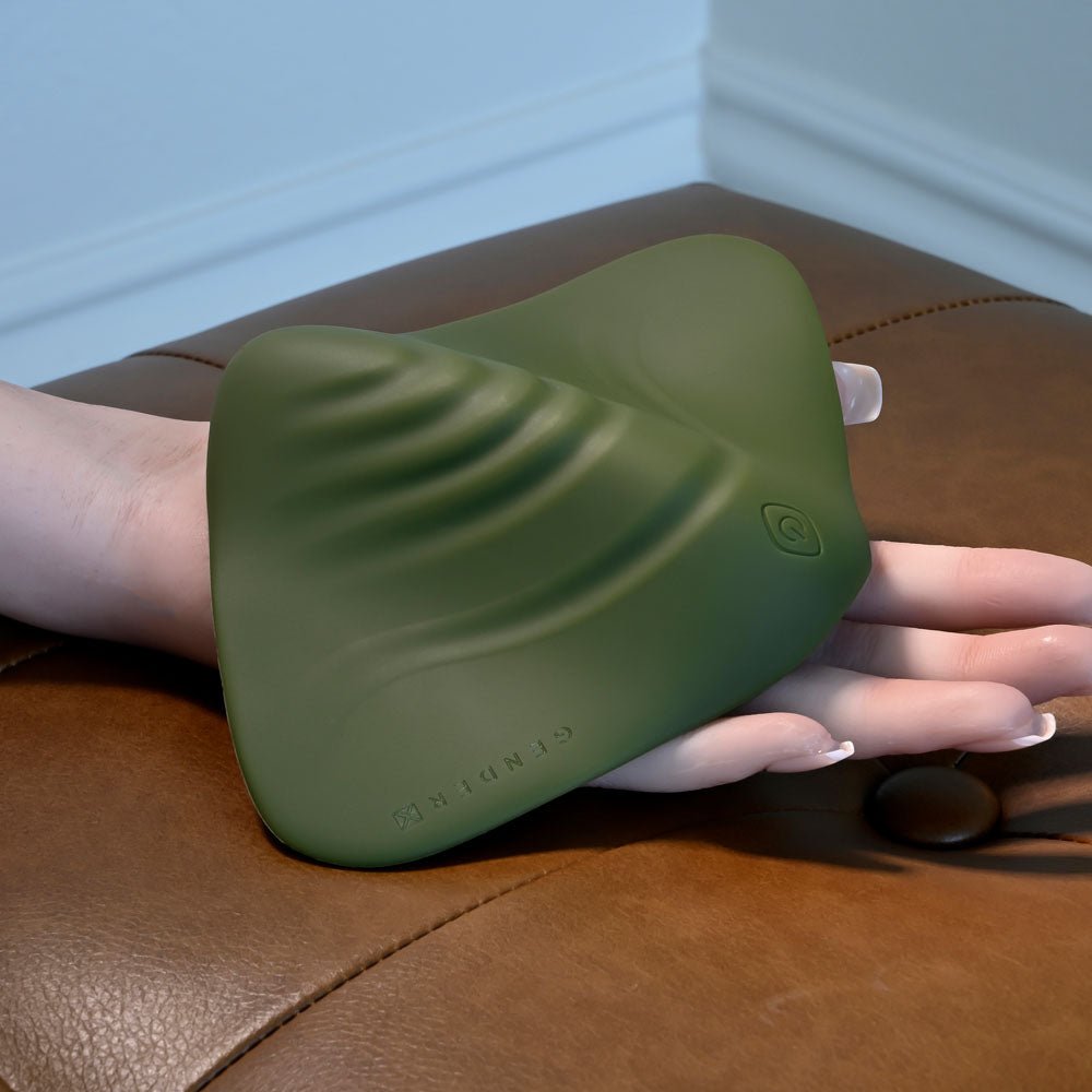 Gender X PLEASURE PAD - Green USB Rechargeable Grinding Pad - Mr and Mrs D's