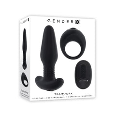 Gender X TEAMWORK Butt Plug and Cock Ring - Mr and Mrs D's