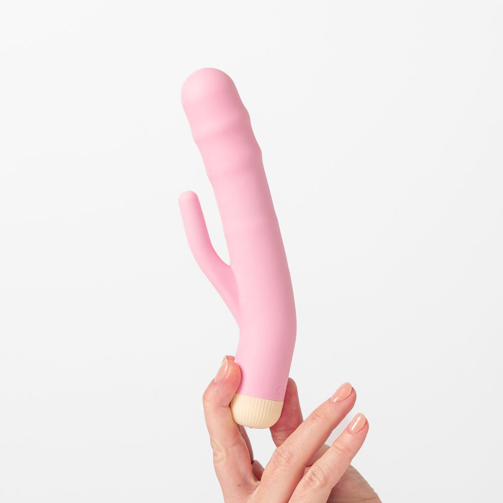 Girls Get Off - DeeDee - Pink 19 cm USB Rechargeable Thrusting Rabbit Vibrator - Mr and Mrs D's