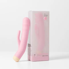 Girls Get Off - DeeDee - Pink 19 cm USB Rechargeable Thrusting Rabbit Vibrator - Mr and Mrs D's