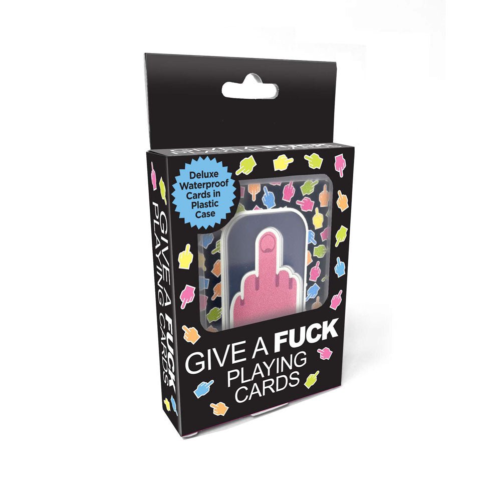 Give A Fuck Playing Cards - Waterproof Novelty Playing Cards - GAMES - Mr and Mrs D's