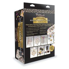 Glitterati Complete Boobie Party Pack - Party Set for 8 People - Mr and Mrs D's