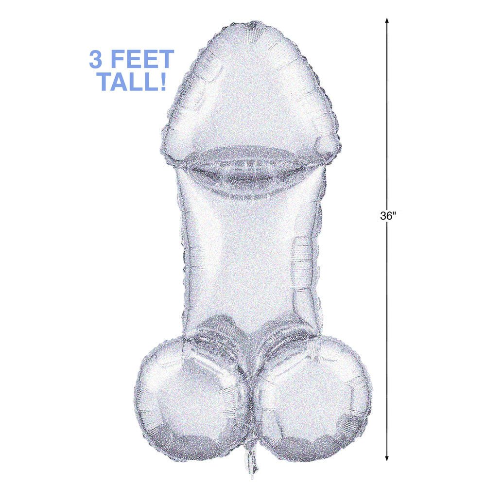 Glitterati - Disco Party Giant Penis Mylar Balloon - NOVELTIES - Mr and Mrs D's