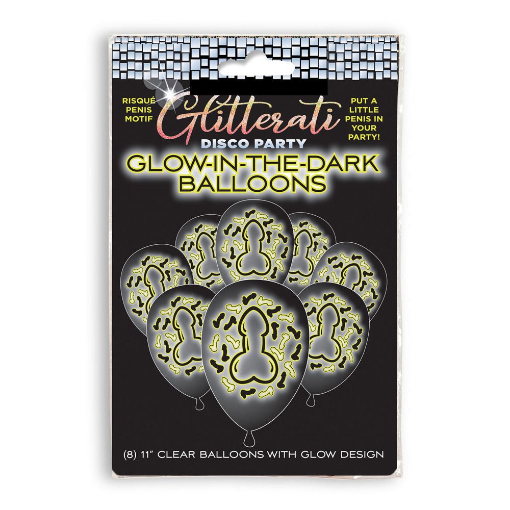 Glitterati Disco Party Glow In The Dark Balloons - Mr and Mrs D's