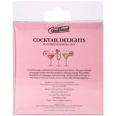 GoodHead Cocktail Delights - Flavoured Warming Oral Sex Gels - 59 ml Bottles - Set of 3 - LOTIONS & LUBES - Mr and Mrs D's