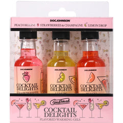 GoodHead Cocktail Delights - Flavoured Warming Oral Sex Gels - 59 ml Bottles - Set of 3 - LOTIONS & LUBES - Mr and Mrs D's