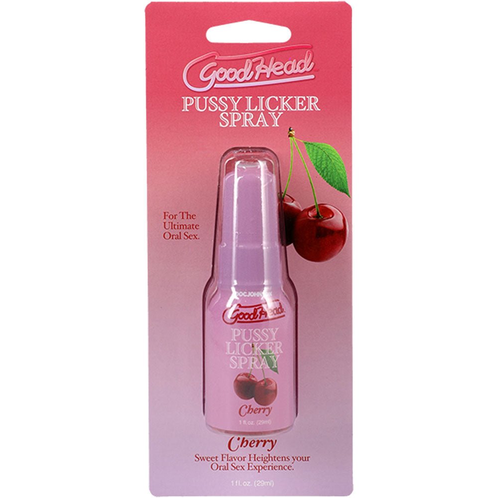 GoodHead Pussy Licker Cherry Flavoured Spray - 29ml - LOTIONS & LUBES - Mr and Mrs D's