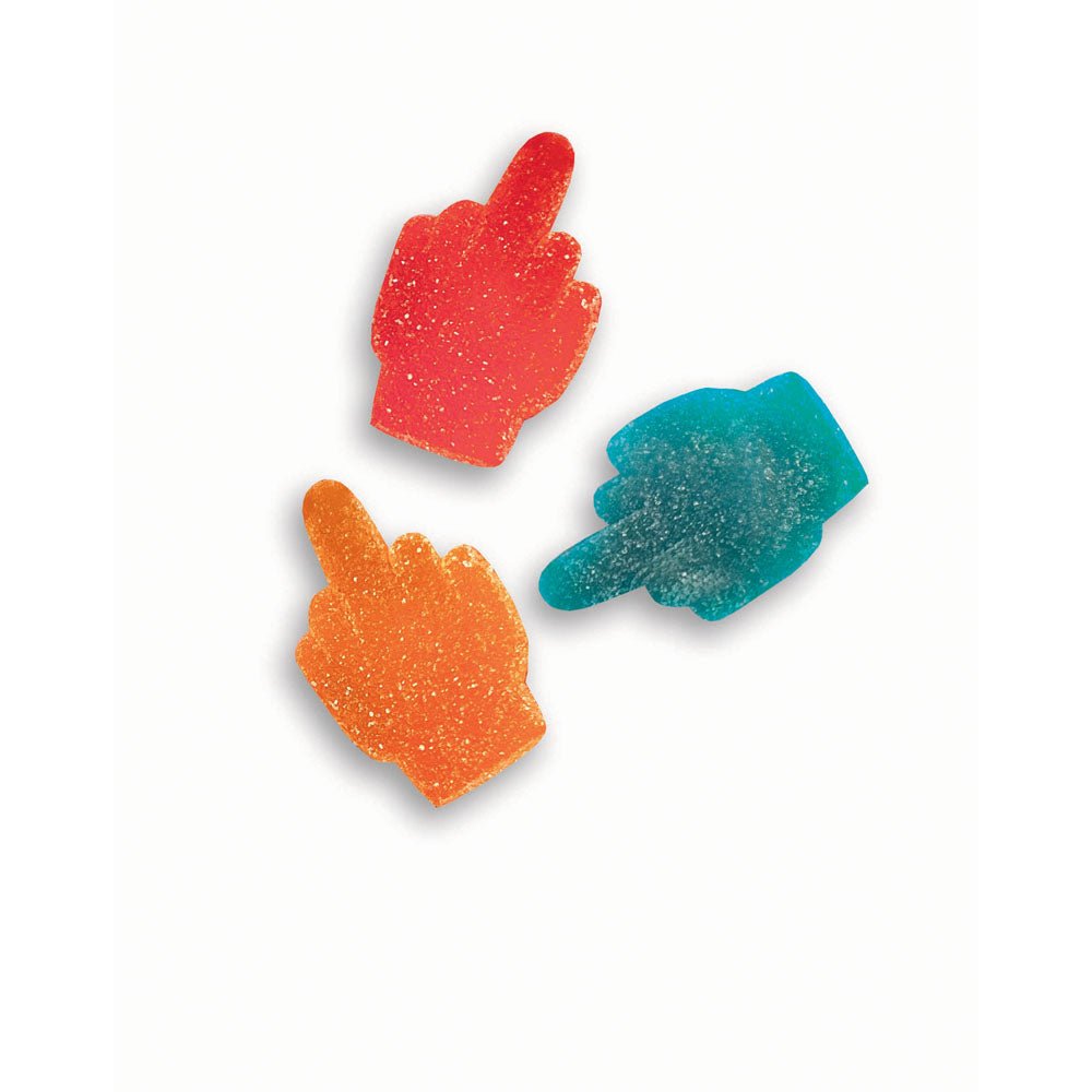 Gummy Bag Of Fucks I Have To Give - Soft & Chewy Sour Gummy Lollies - 64 gram Bag - NOVELTIES - Mr and Mrs D's