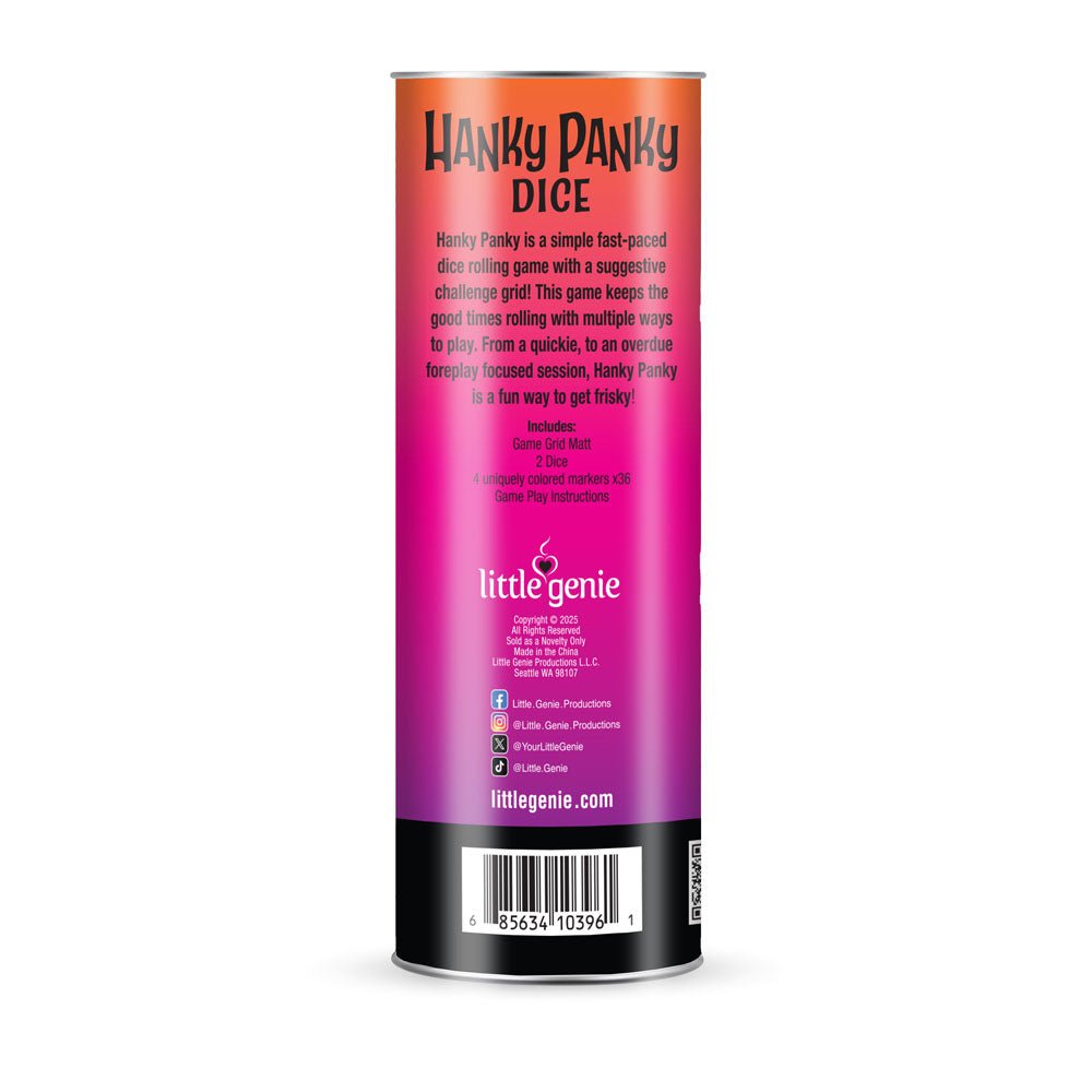 Hanky Panky Dice - Couples Dice Game - Mr and Mrs D's
