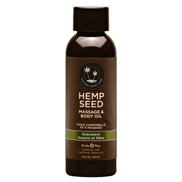 Hemp Seed Massage & Body Oil Guavalava 60ml - Mr and Mrs D's